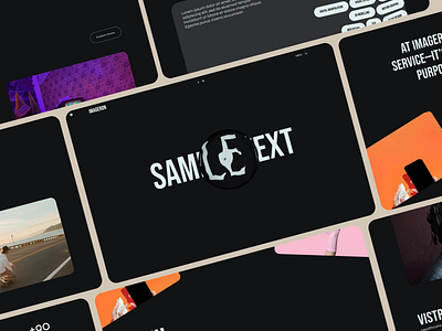 Imageron – Creative Agency Homepage Design agency clean creative dark design digital agency landing page landing page design modern portfolio ui ux web web design webflow website website design