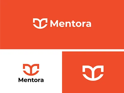 Mentora - Ecourse Logo Design art brand identity branding business corporate creative design digital classroom e learning education graphic knowledge sharing logo design modern online courses professional