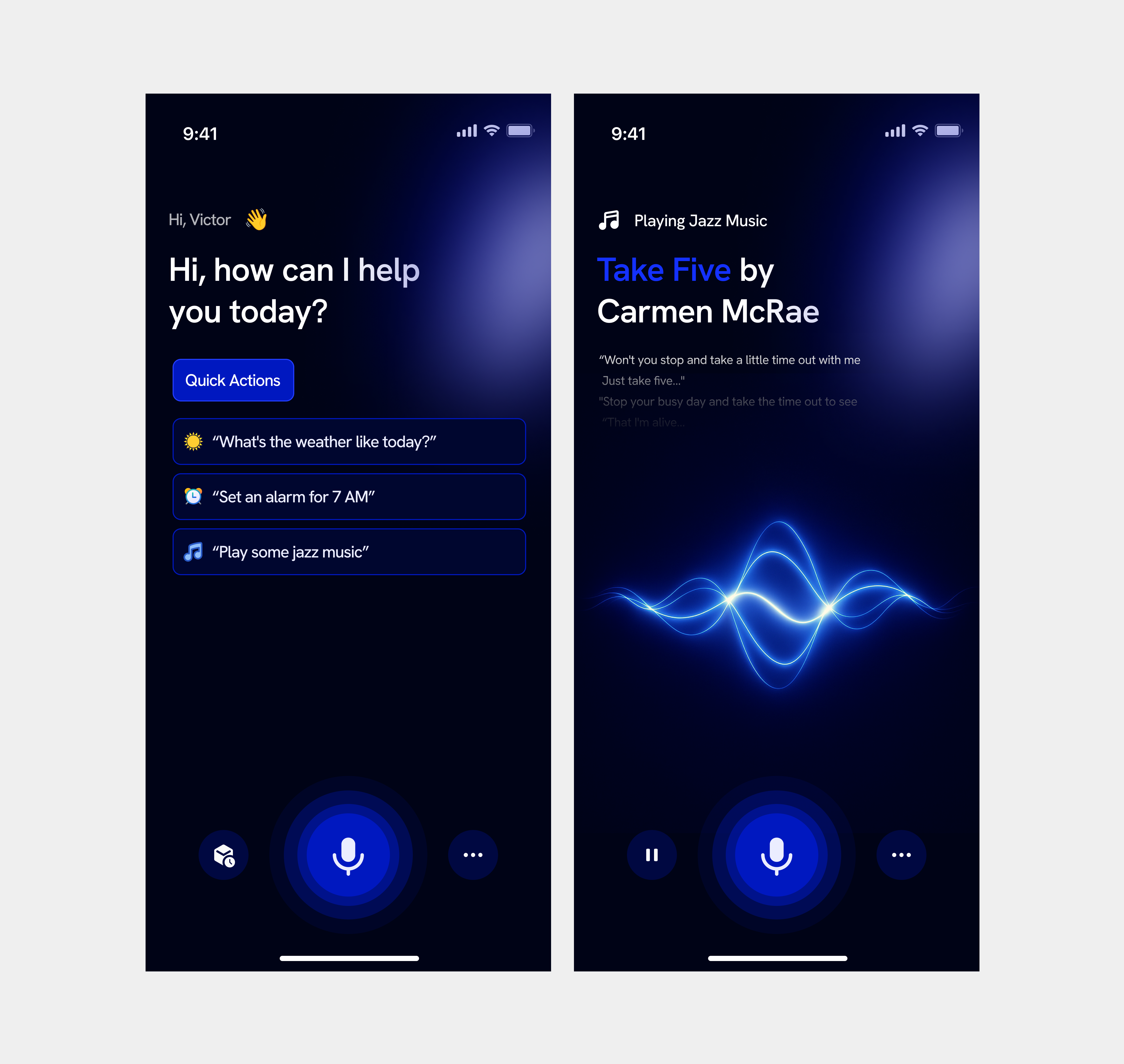 Virtual Assistant App designs, themes, templates and downloadable ...