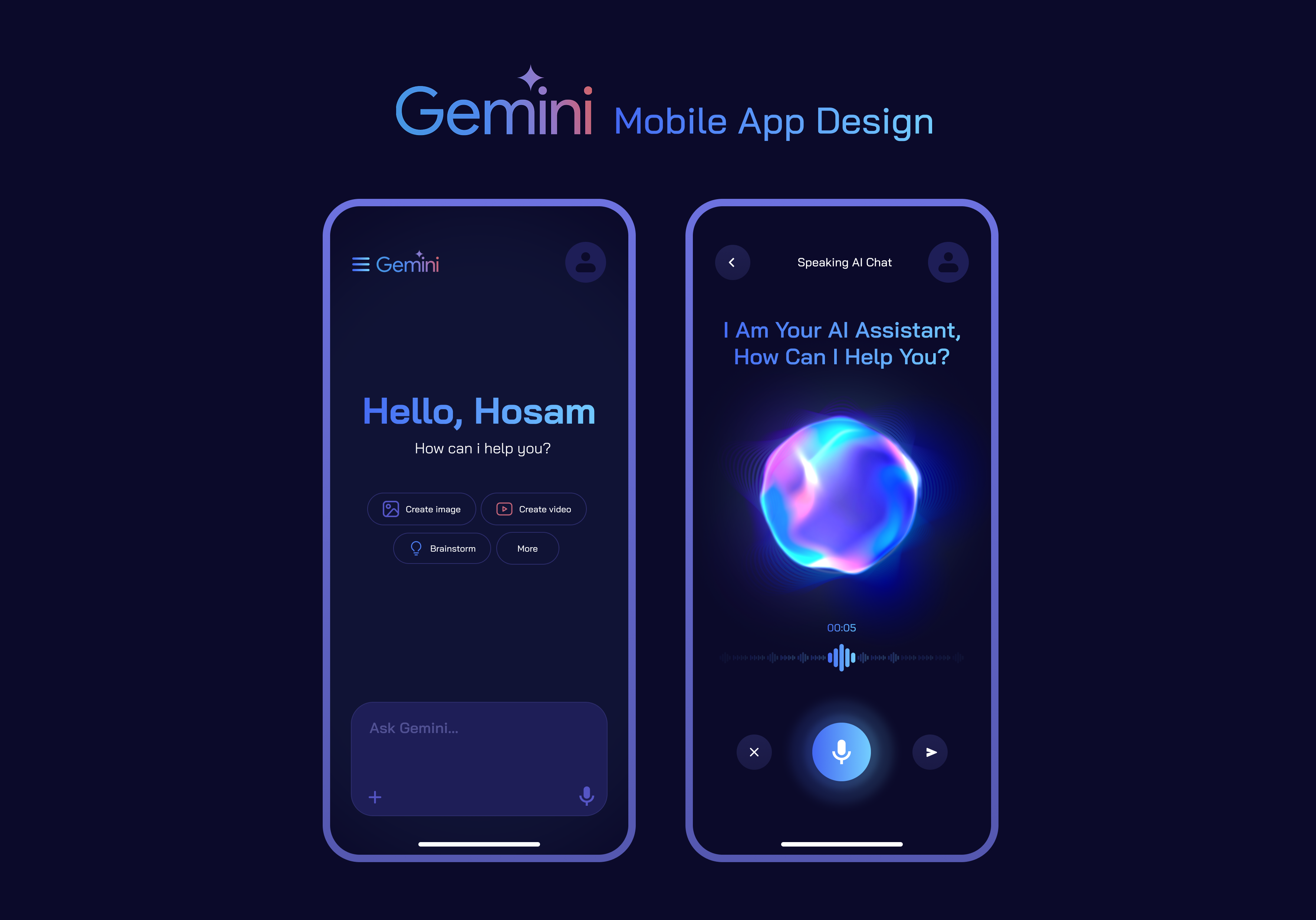 Gemini App Design Shots app branding design graphic design illustration logo ui ux vector web