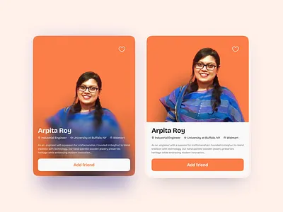 Profile Card - DailyUI #006 art branding dailyui design figma graphic design illustration profile profile card social media ui