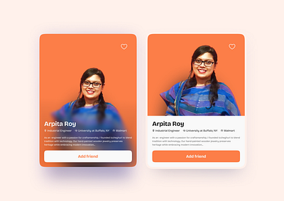 Profile Card - DailyUI #006 art branding dailyui design figma graphic design illustration profile profile card social media ui