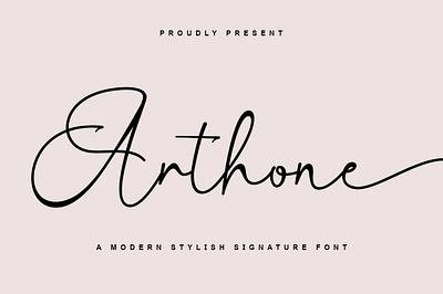 Arthone Signature cursive font handwriting font handwritten font heart font heart swash love font lovely font monoline font script font simple font single line font thin font valentines day font valentines font wedding font
