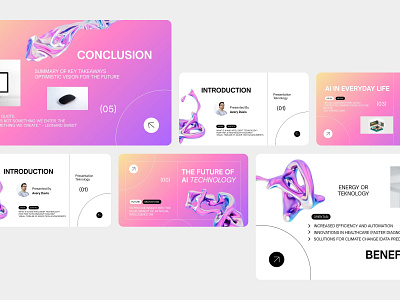 The Future Of AI Technology Presentation Design ai technology aitechnology app artificial intelligence artificialintelligence branding building creative design designer digital transformation emerging technology future tech illustration intelligent systems logo smart technology techtrends typography ui