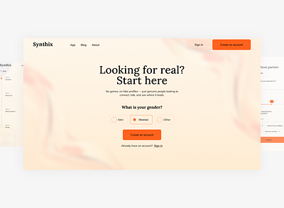 UI/UX for dating website dating figma ui uiux website