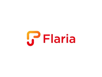 Flaria' logo design This vibrant mark feature brand branding design flaria graphic design logo logo design minimal modern