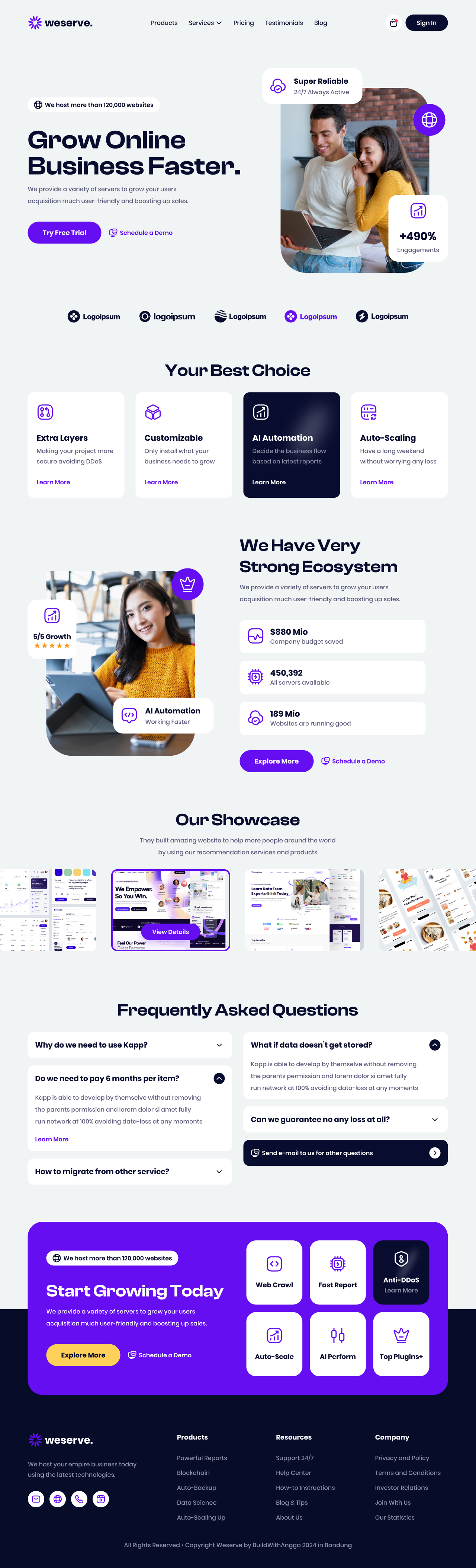 Example of Website Design And Development