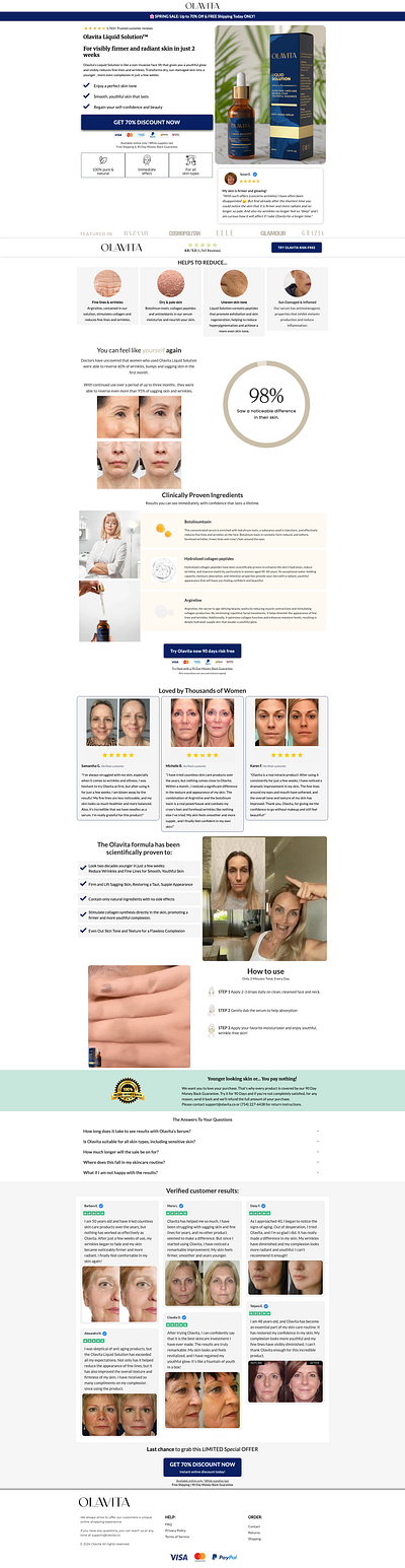 Skin Care Magazine(Olavite) Funnel | Funnelish Expert funnelish expert funnelish funnel list funnelish skin care funnel funnelish template olavita funnel skin care funnel