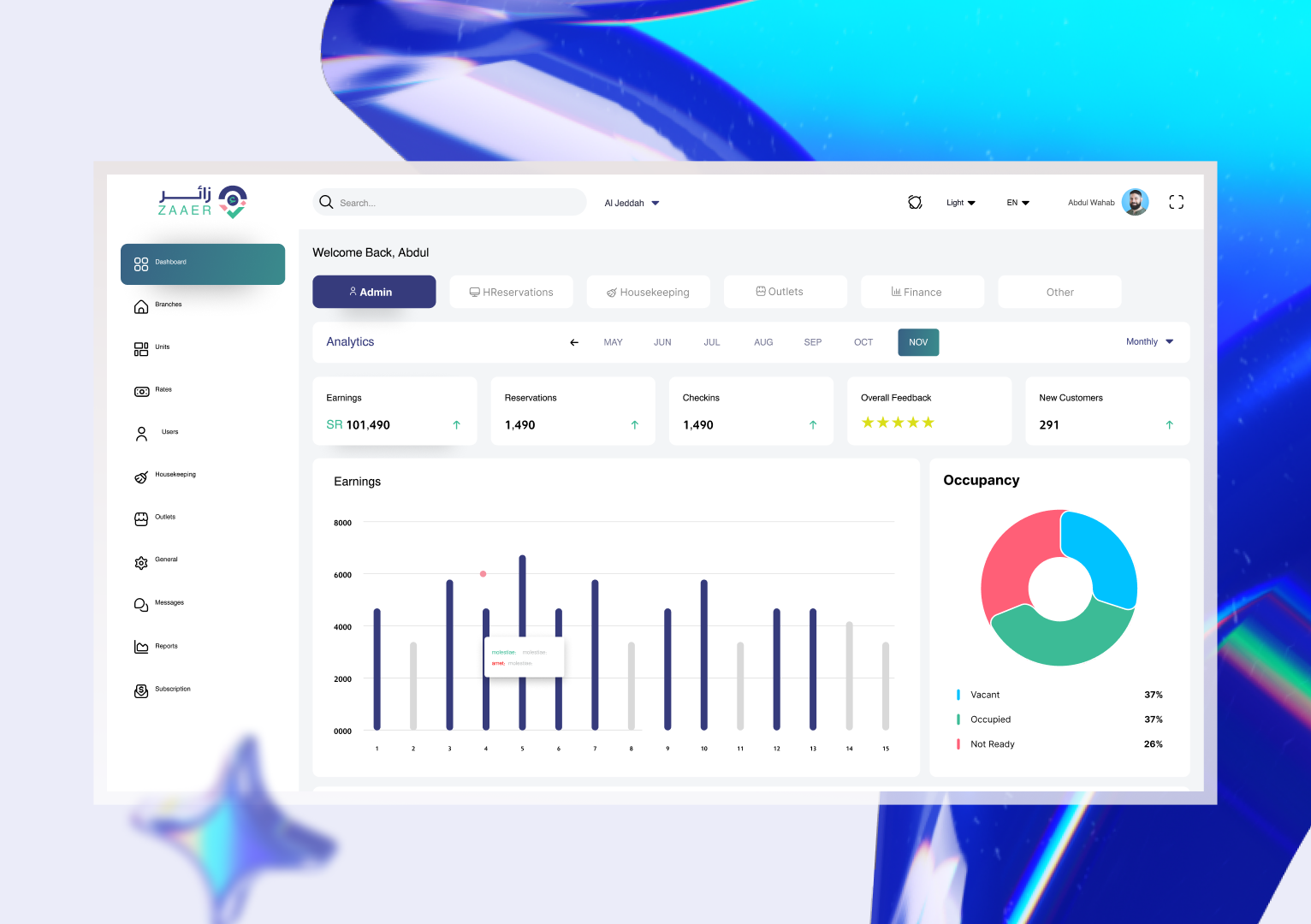 Property Management System ( PMS ) Webapp Design & Animation dashboard designers graphic design minimal dashboard product design ui uiux uiux design user interface design ux webapp website