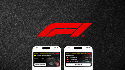 Formula 1 Circuit & Results Widget - UI Concept app app design design formula one mobile app mobile app design mobile design mobile ui mobile widget responsive design ui concept ui design widget design widgets