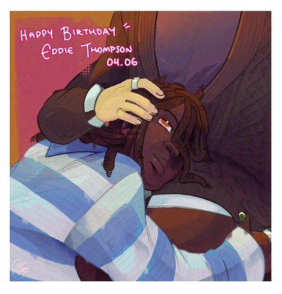 Happy Birthday Edddie :D art artwork illustration