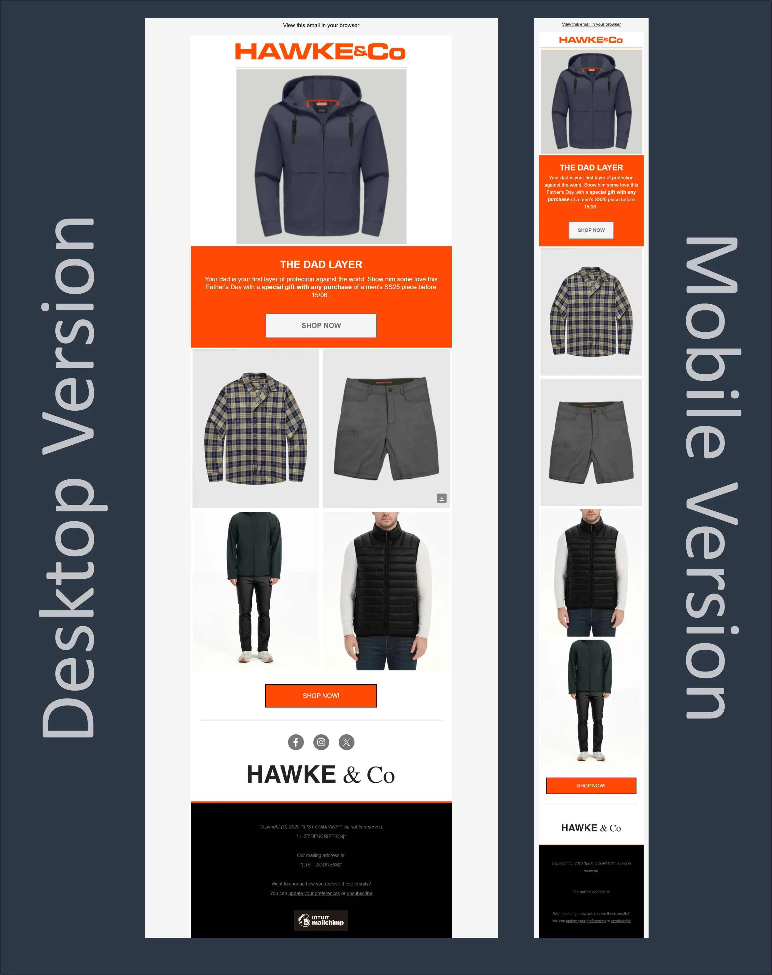 Example of High Converting Mailchimp Email Template