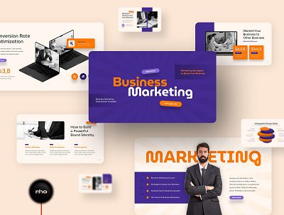 Business Marketing Presentation agency branding business corporate design finance financials graphic design marketing powerpoint presentation project slide template