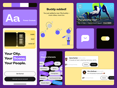 Zynk: More Than Just Plans. app branding design event event management friend app social marketing social media tickets ui ux