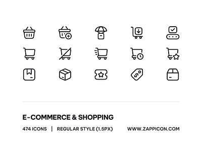 Zappicon - E-Commerce & Shopping Category Regular Style saasproduct
