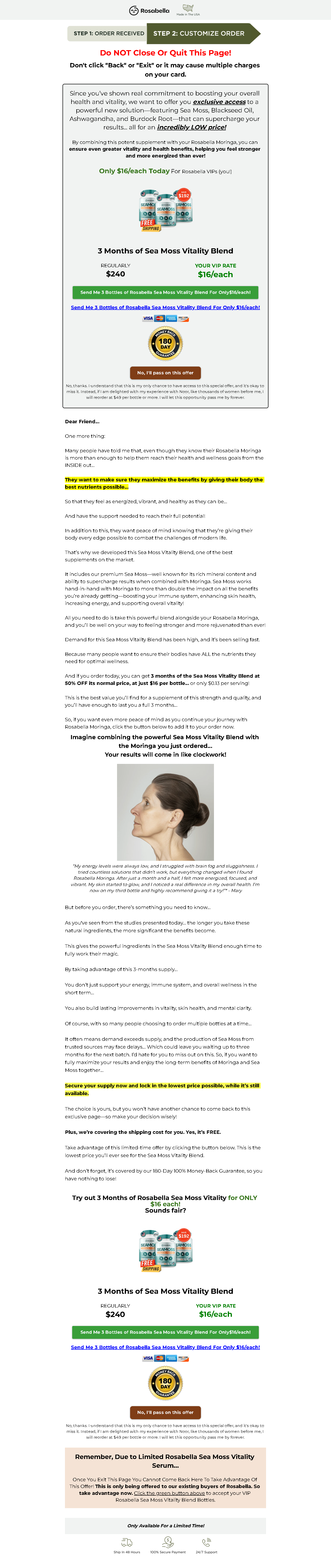 Rosabella Upsell Page on Funnelish Funnel clone upsell page downsell funnelish funnel funnnelish upsell upsell funnel upsell page upsell template