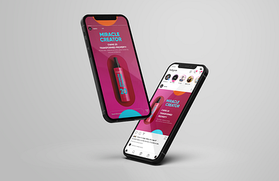 ОФОРМЛЕНИЕ ПОСТОВ INSTAGRAM ДЛЯ MATRIX cosmetics instagram social network web design