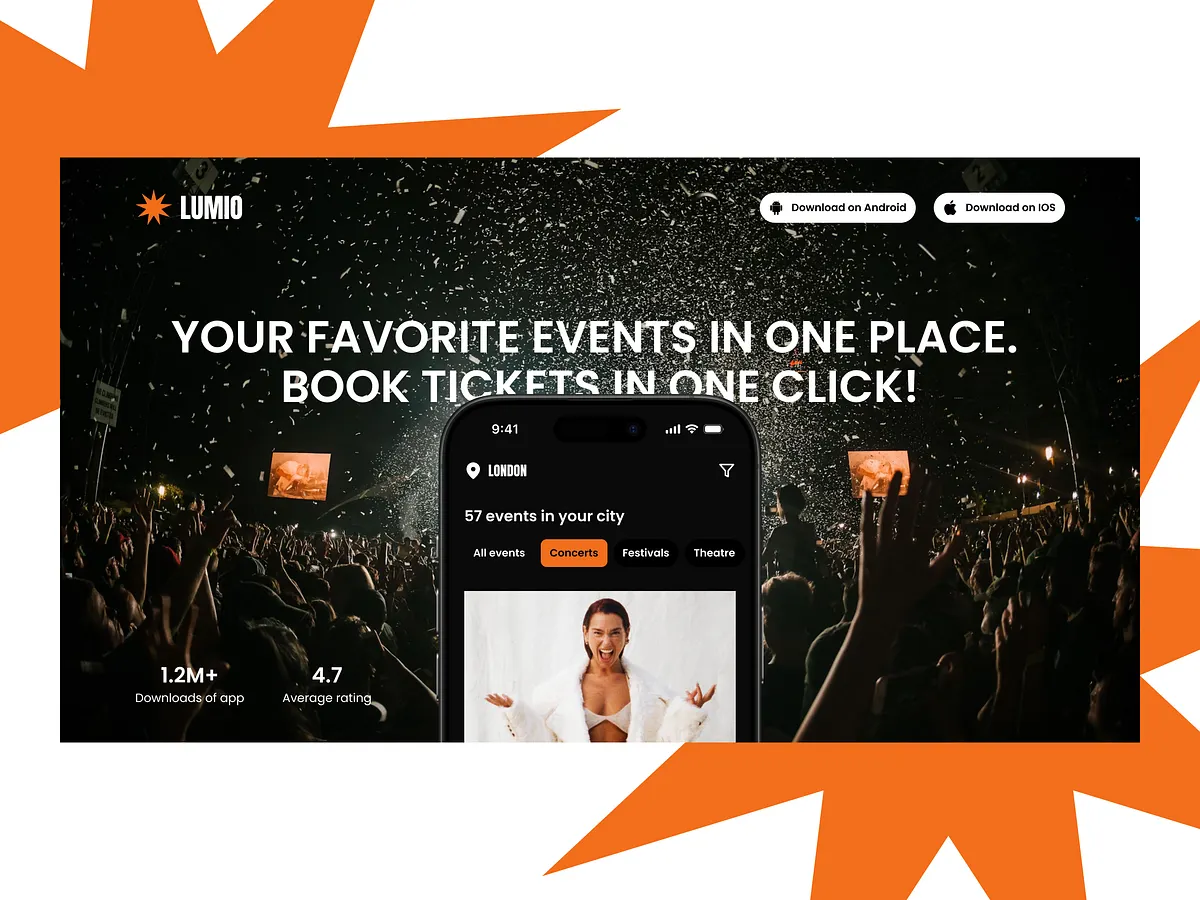 Browse thousands of Event Page App images for design inspiration | Dribbble