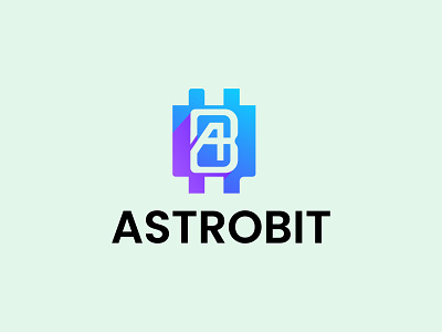 Letter AB Crypto Monogram Logo Design 3d animation branding creative design graphic design illustration logo logodesign logos logotype motion graphics ui