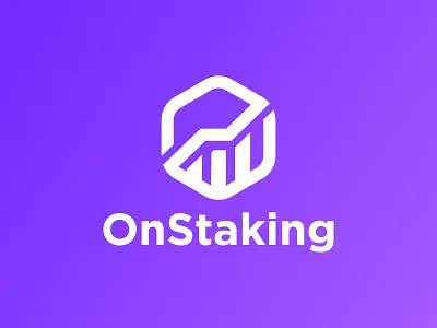 Letter O With Finance Logo Design | Hexagon Crypto Staking Logo 3d animation branding creative design graphic design illustration logo logodesign logos logotype motion graphics ui