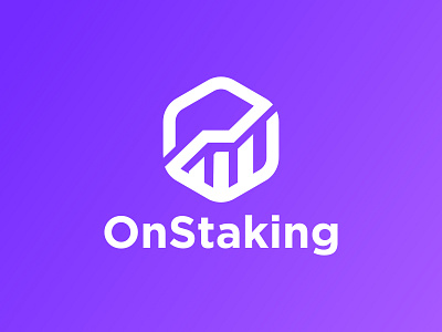Letter O With Finance Logo Design | Hexagon Crypto Staking Logo 3d animation branding creative design graphic design illustration logo logodesign logos logotype motion graphics ui