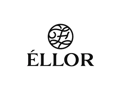 Ellor Logo branding e letter elegant ellor graphic design logo mark perfume