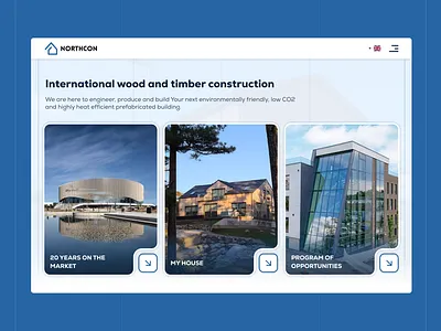 Northcon Architecture animation branding design graphic design hero landing ui ux web