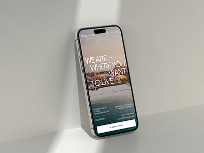 Kronung Group. UAE | Premium mobile design for PropTech app app design premium design property proptech real estate ui