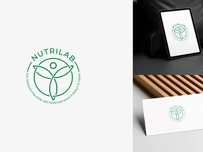 Lab Nutrition Minimal Logo designs branding design designs graphic design illustration lab logo minimal modern nutrition typography ui ux vector