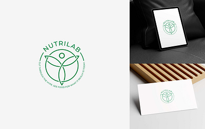 Lab Nutrition Minimal Logo designs branding design designs graphic design illustration lab logo minimal modern nutrition typography ui ux vector