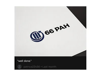 Finance Minimalist Logo 66 PAH Modern 66 branding design finance graphic design illustration logo minimal minimalist modern pah typography ui ux vector