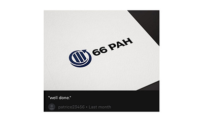 Finance Minimalist Logo 66 PAH Modern 66 branding design finance graphic design illustration logo minimal minimalist modern pah typography ui ux vector