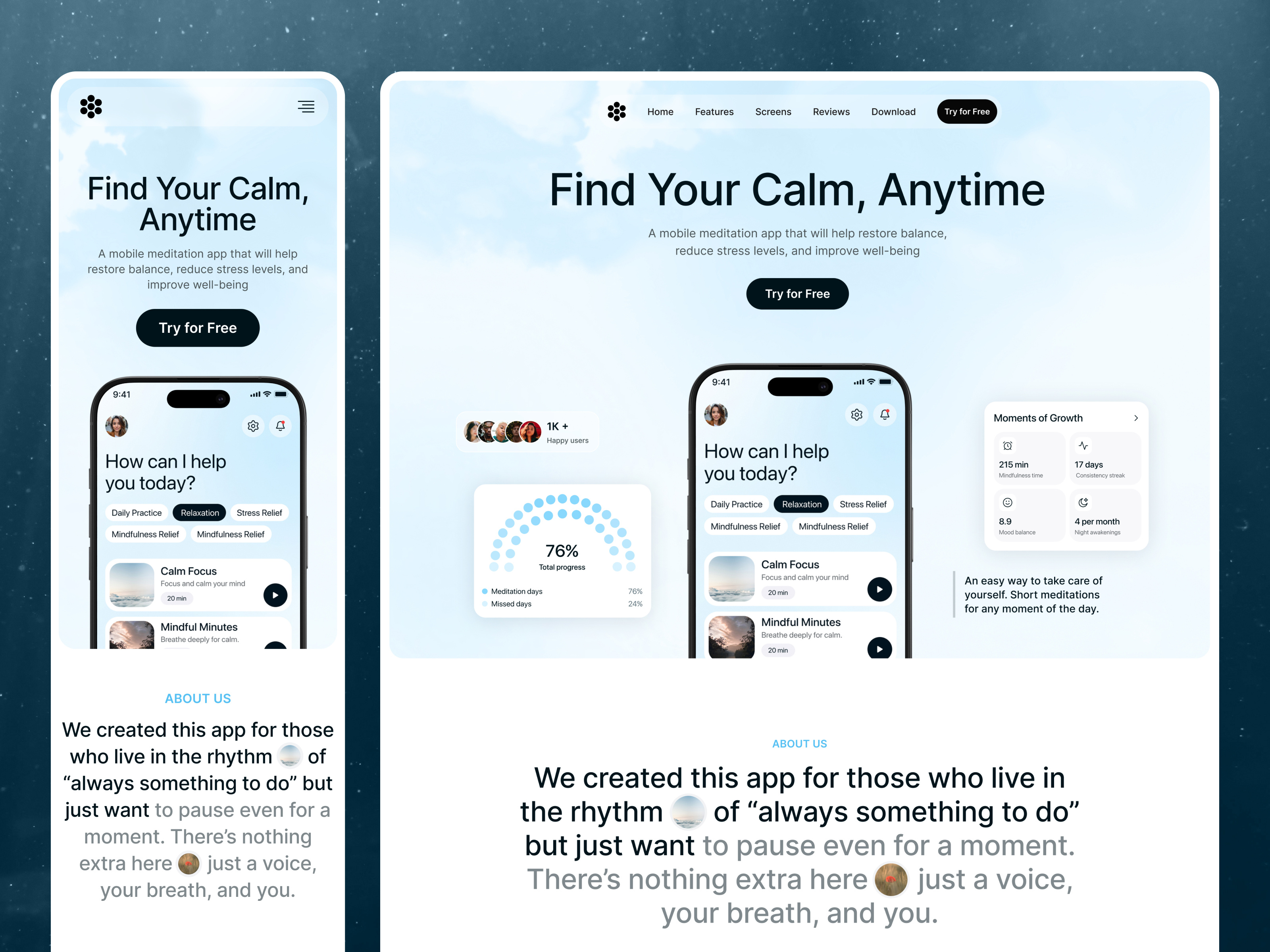 Example of Webflow Development