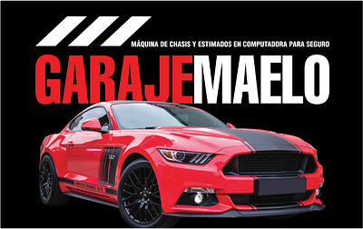 Banner and Stand Banner for Garaje Maelo design graphic design illustration illustrator