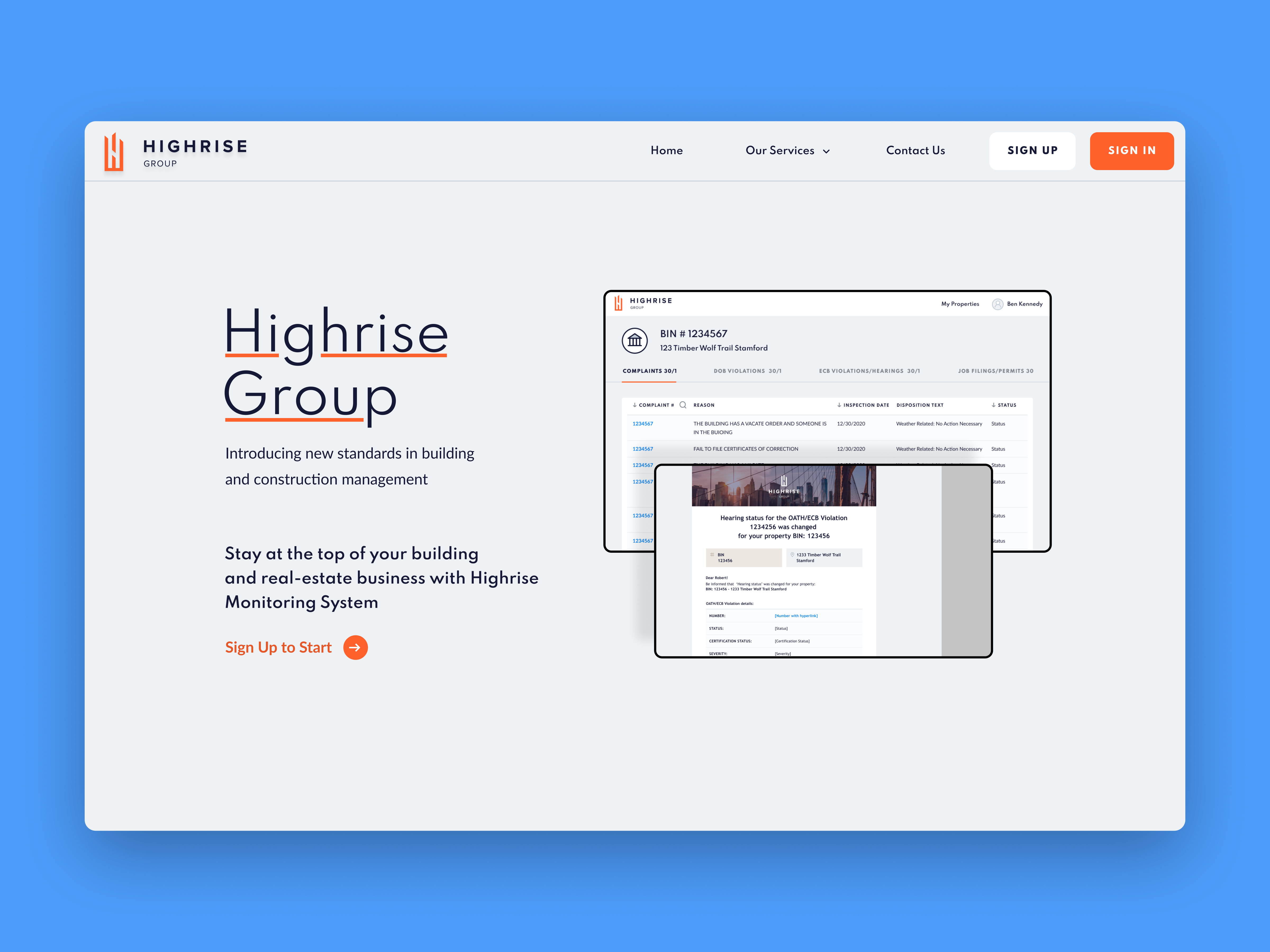 Highrise (very old) branding design experience illustration light logo simple sketch ui ux