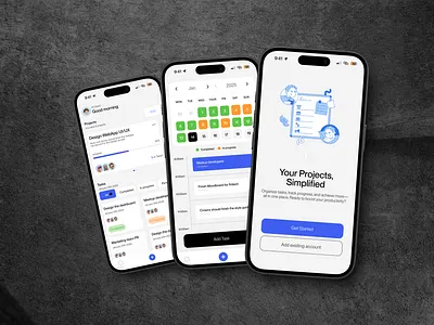 Task Management App design app appdesign figma graphic design ui uiux ux