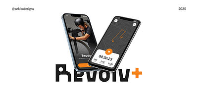 Revolv - Cycling Tracker App app design cycling cycling app fitness revolv tracking app ui uidesign uiux user interface