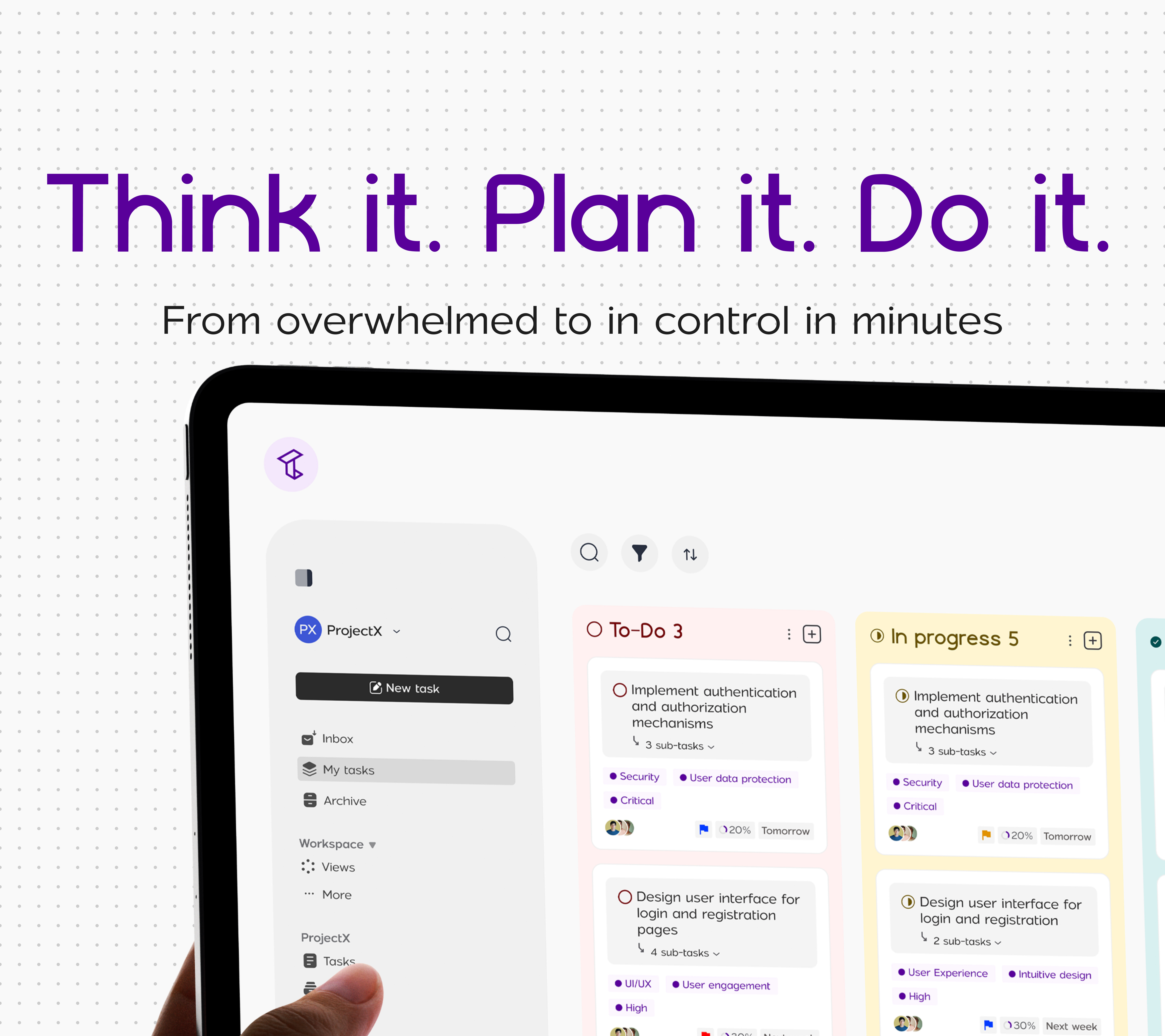 Taskat - SaaS productivity tool app design dashboard figma mobile saas ui ui design ux web app