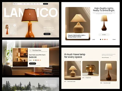 Lampico - Lamp eCommerce Store amazon decor design ecommerce elementor framer furniture home house landing online page shop shopify store ui webflow website wordpress