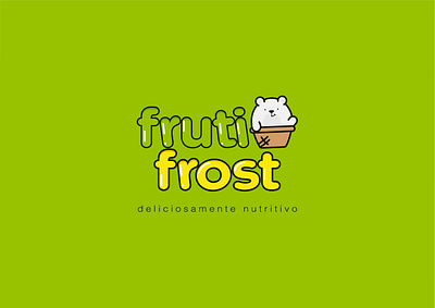 FRUTI FROST - Logo branding design graphic design illustration logo typography vector