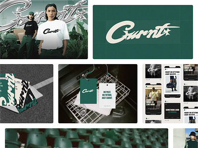 Curnt - Brand Identity bolddesign brand identity branding contemporaryidentity curntbrand edgydesign emura studio fashionbranding galangandhika graphic design grungeaesthetic logo logodesign modernbranding streetculture streetwearbrand streetweardesign urbanbranding visual identity youthculturedesign