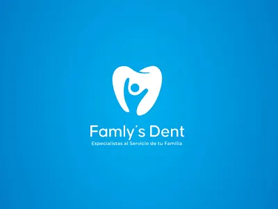 FAMILY'S DENT - Dental office logo branding design graphic design illustration logo typography vector