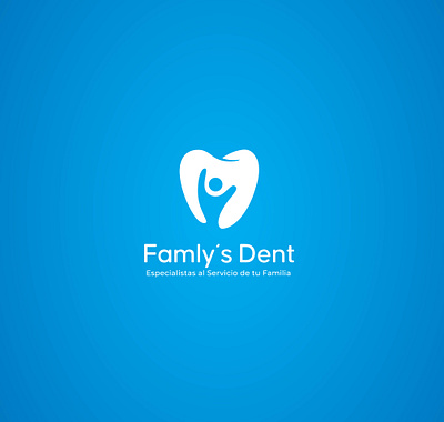 FAMILY'S DENT - Dental office logo branding design graphic design illustration logo typography vector