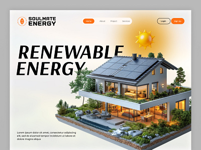 Soulmate Energy - Landing page branding graphic design ui
