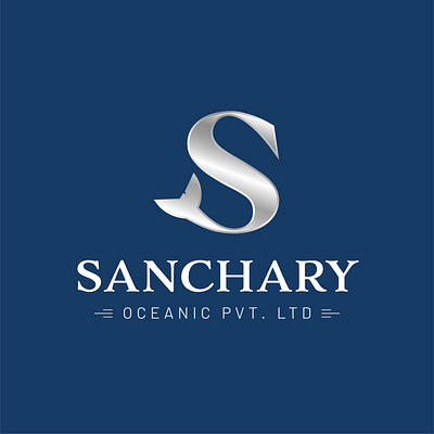 Sanchary Oceanic Pvt. Ltd. - Logo Design fish meal logo oceanic logo samchary
