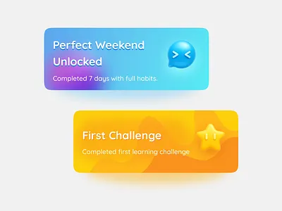 Reward Cards UI 3dicons cardui dailyui designinspiration dribbble figmadesign gamification habittracker interactiondesign microinteractions mobileappdesign productdesign rewardsystem ui ux visualdesign