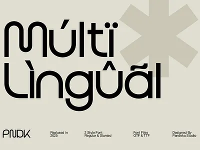 Kregan - Futuristic Geometric Sans functional