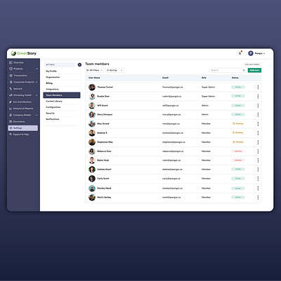 Team Management admin settings b2b product billing graphic design plan design product settings subscription team admin team member dashboard team member settings ui ui design ux ux design visual