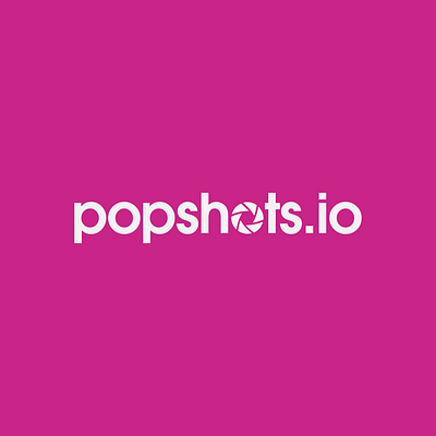 Popshots.io - Logo Design app branding design illustration india logo mobile nihalgraphics ui ux