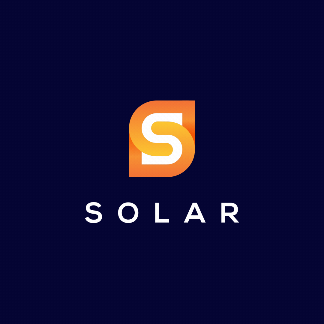 Solar Logo Animation after effects animated logo intro logo animation logo reveal motion design motion graphics reveal youtube intro